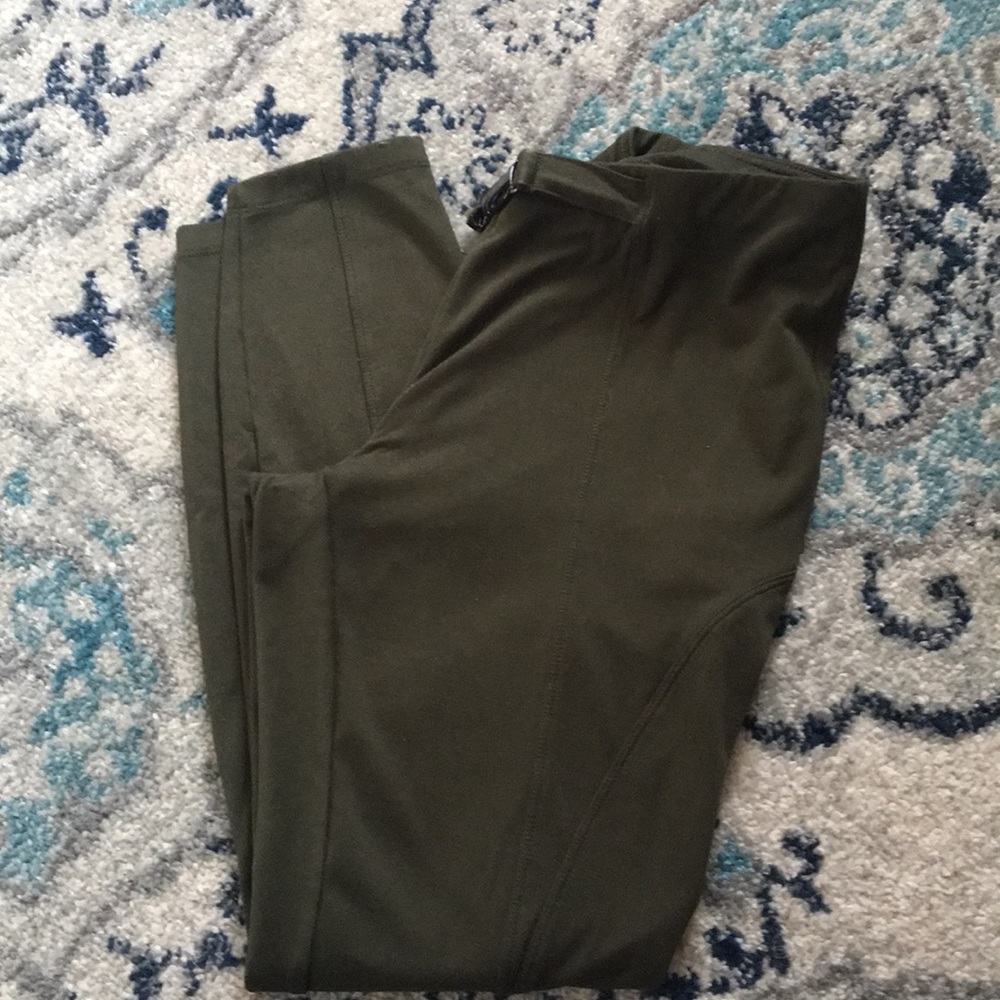 Olive green leggings